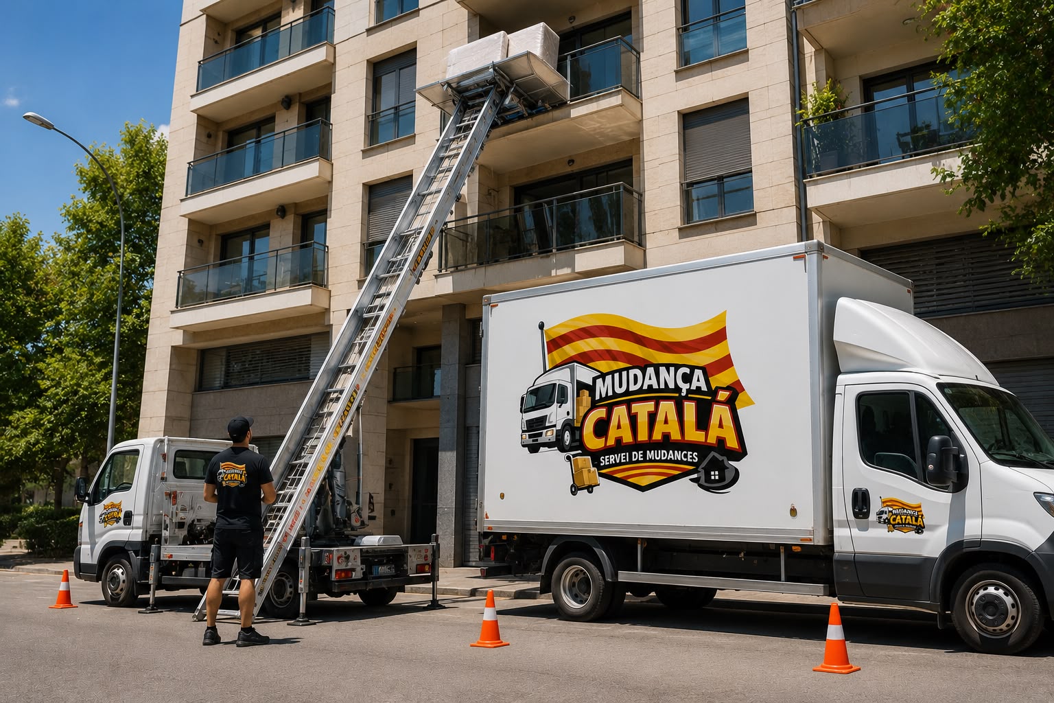 Plataforma elevadora per a mudances